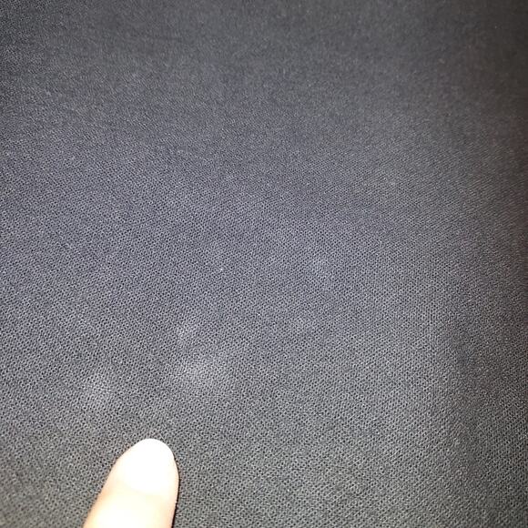 Vintage Dunes Black Shell Buttons Long Shirt Textured Button Up Blouse Top - Picture 8 of 8